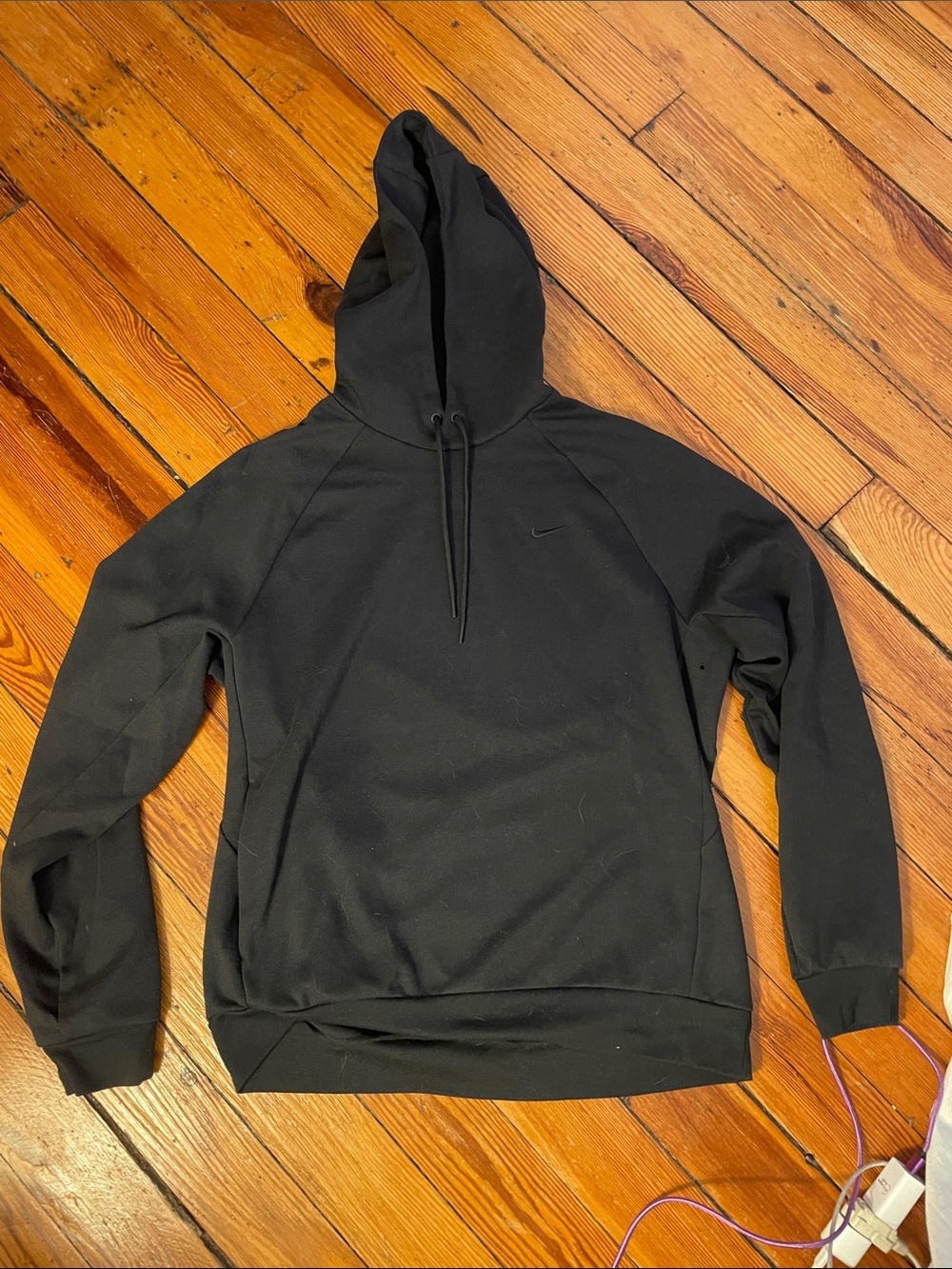 Nike Black Hooded Pullover Sweatshirt